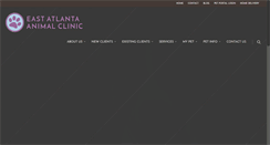 Desktop Screenshot of eastatlantaanimalclinic.com